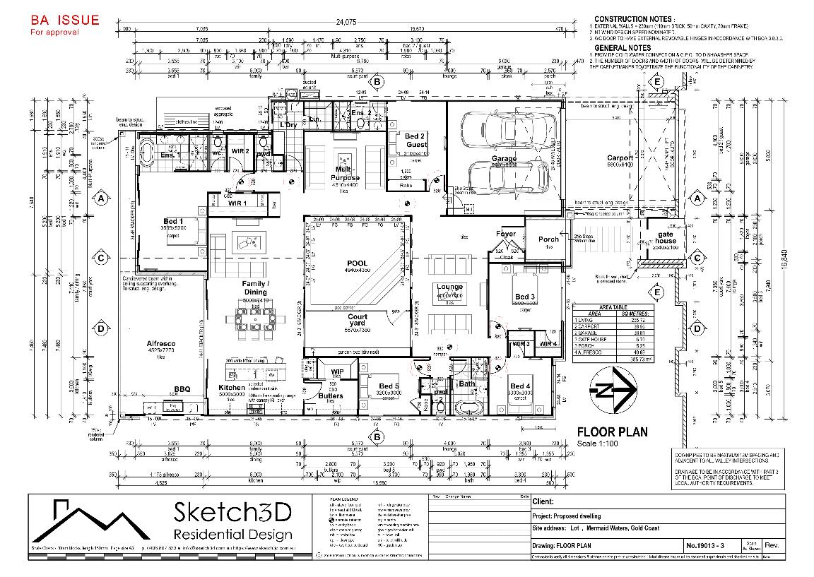 Draftsman - Gold Coast, New house floor plan