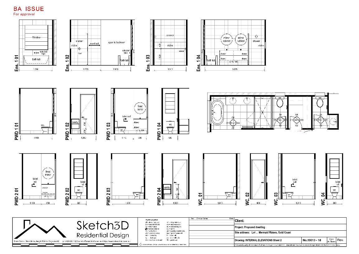 Draftsman Gold Coast - New home Internal elevations Sheet 2