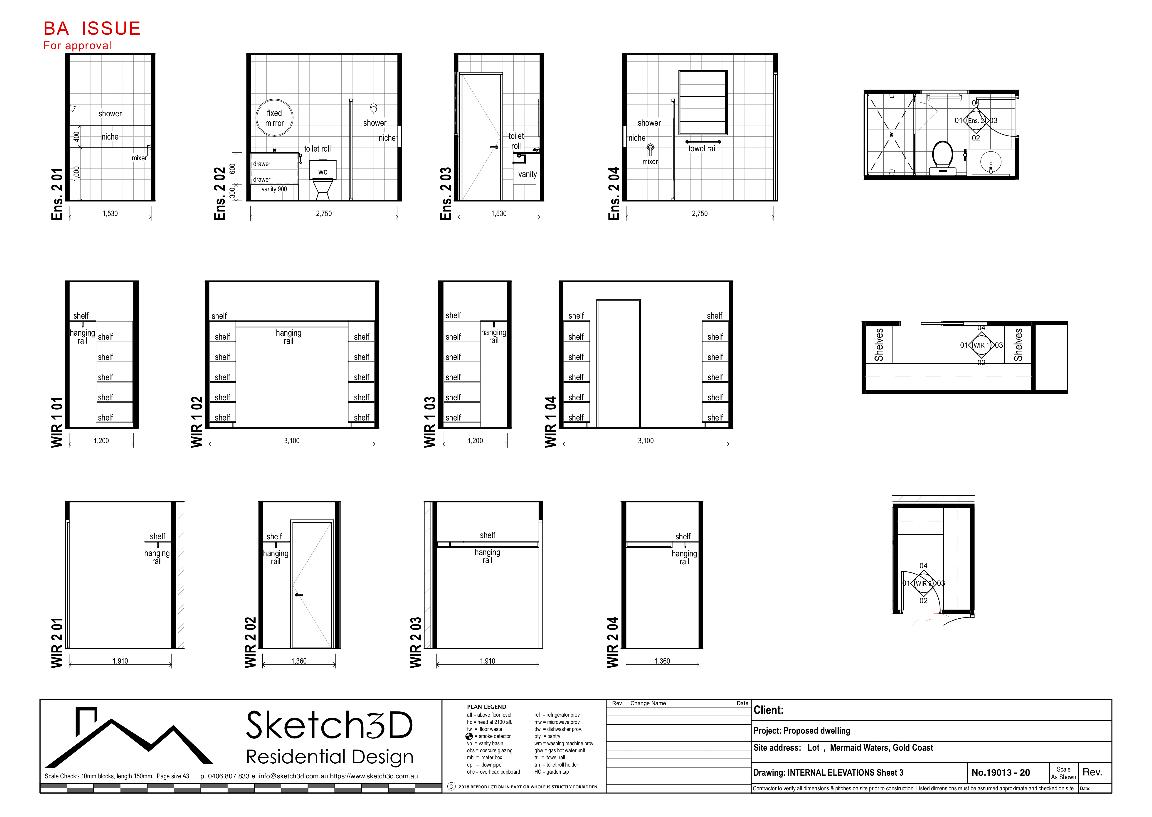 Draftsman Gold Coast - New home Internal elevations Sheet 4