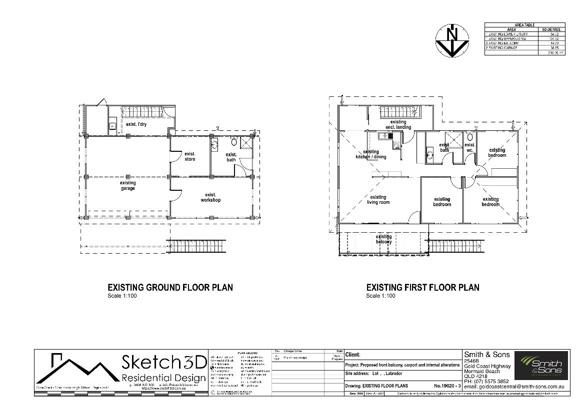 Draftsman - Gold Coast Existing Floor Plan, Labrador, Gold Coast