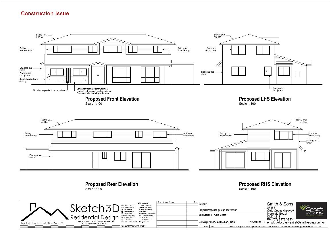 Gold Coast Proposed Upper Floor Plan Elanora