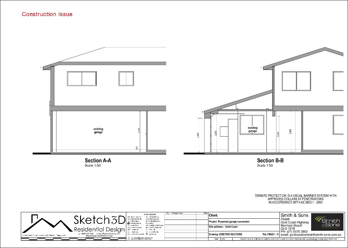 Gold Coast Existing Elevations Elanora