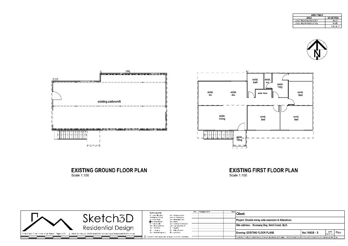 Gold Coast Existing Floor Plan, Runaway Bay, Gold Coast