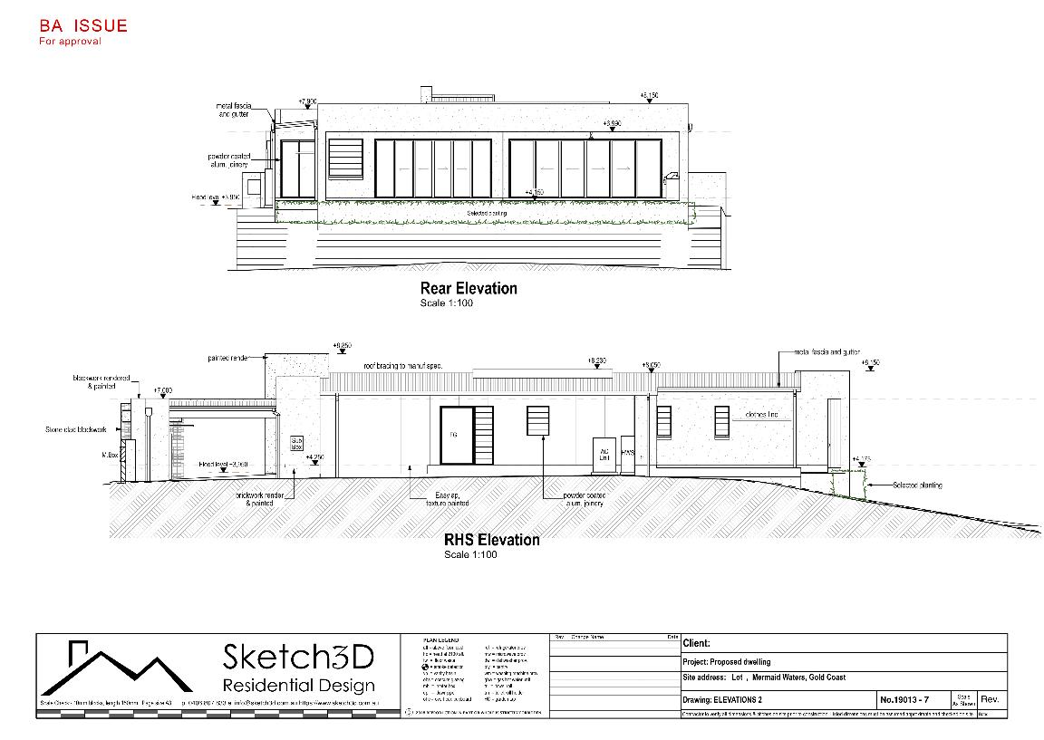 Draftsman - Proposed upper floor plan raised deck and alterations