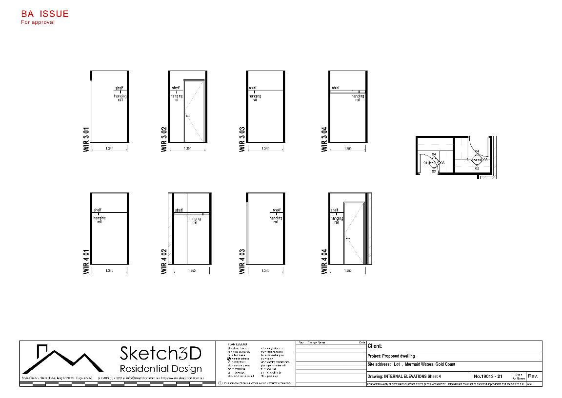 Draftsman Gold Coast - New home Internal elevations Sheet 5